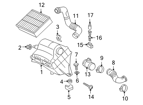 2004 Dodge Sprinter 3500 Air Intake Diagram