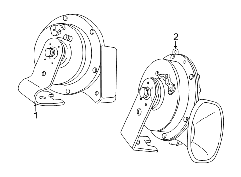 2003 Chrysler Sebring Horn Diagram 2 - Thumbnail