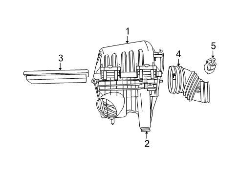2009 Dodge Grand Caravan Air Intake Diagram