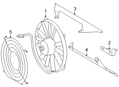 2004 Dodge Sprinter 3500 A/C Condenser Fan Diagram