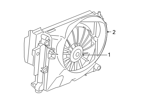 2010 Jeep Grand Cherokee Cooling System, Radiator, Water Pump, Cooling Fan Diagram 1 - Thumbnail