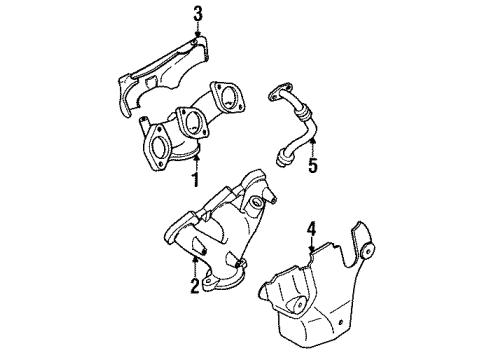 1994 Dodge Stealth Exhaust Manifold Diagram