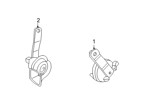 2002 Chrysler Sebring Horn Diagram 1 - Thumbnail
