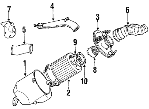 1989 Chrysler Conquest Filters Diagram