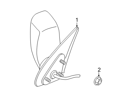 2003 Jeep Liberty Outside Mirrors Diagram
