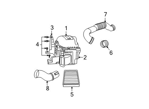 2003 Dodge Ram 2500 Filters Diagram 3 - Thumbnail