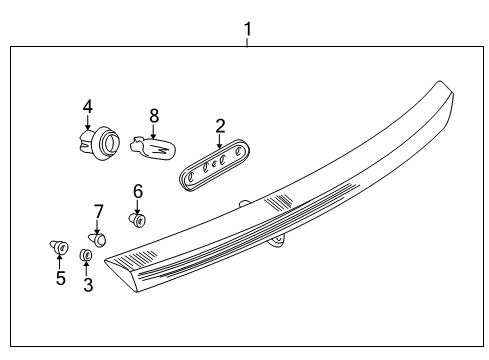 2002 Dodge Stratus High Mount Lamps Diagram