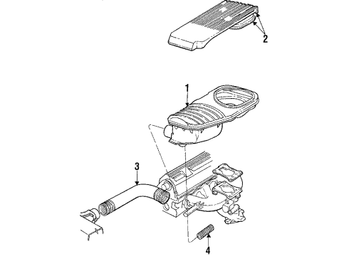 1985 Chrysler LeBaron Air Intake Diagram