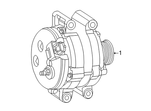 2024 Jeep Grand Cherokee L Alternator Diagram