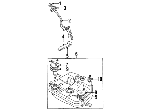 1999 Chrysler Sebring Fuel Supply Diagram