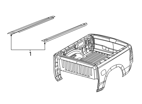 2022 Ram 2500 Box Rails Diagram
