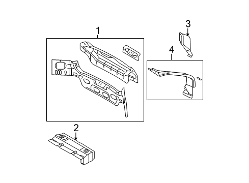 2009 Dodge Caliber Rear Body Diagram