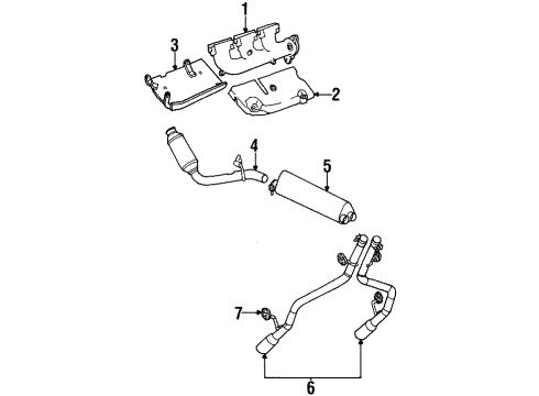 2002 Chrysler Prowler Exhaust Components Diagram