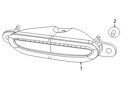 2008 Dodge Avenger High Mount Lamps Diagram