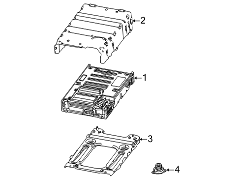2023 Jeep Wagoneer Battery & Cables Diagram