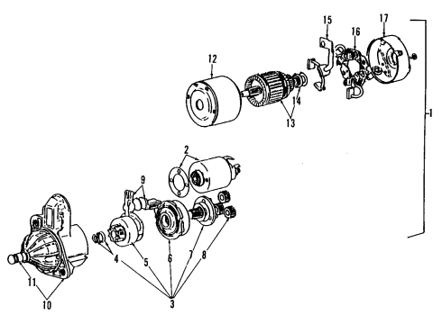 1994 Dodge Stealth Starter Diagram