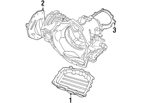 1999 Dodge Grand Caravan Transaxle Parts Diagram 1 - Thumbnail