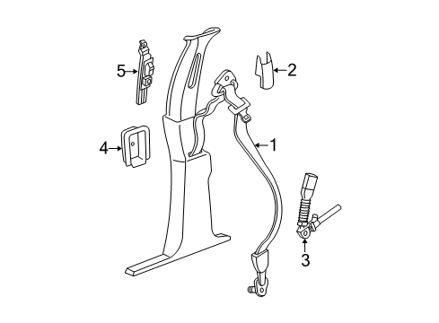 2009 Jeep Commander Seat Belt Diagram