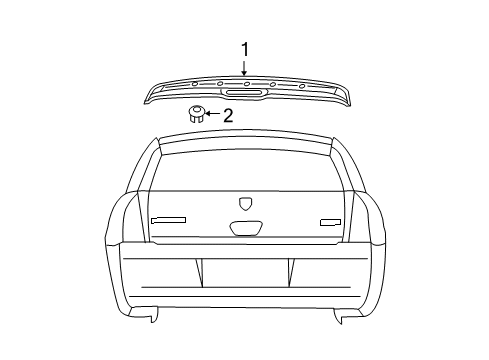 2006 Dodge Magnum Rear Spoiler Diagram