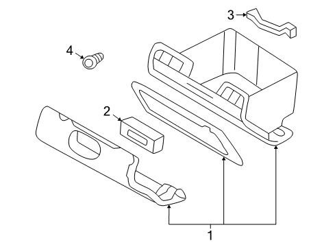 2000 Dodge Dakota Glove Box Diagram