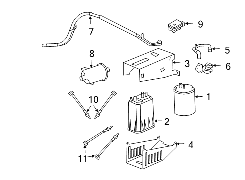 2004 Dodge Ram 1500 Emission Components Diagram