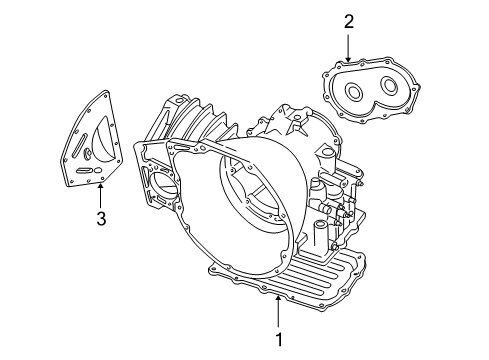 2000 Dodge Neon Transaxle Parts Diagram
