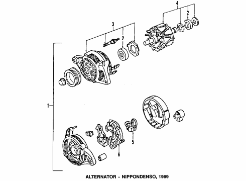 1989 Dodge Spirit Alternator Diagram