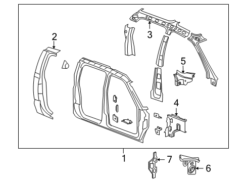 2011 Ram Dakota Uniside Diagram