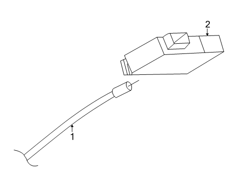 1999 Chrysler 300M Antenna & Radio Diagram