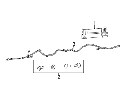 2017 Ram 3500 Parking Aid Diagram