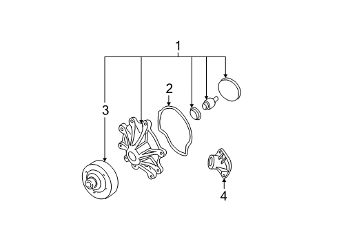 2009 Jeep Grand Cherokee Water Pump Diagram 3 - Thumbnail