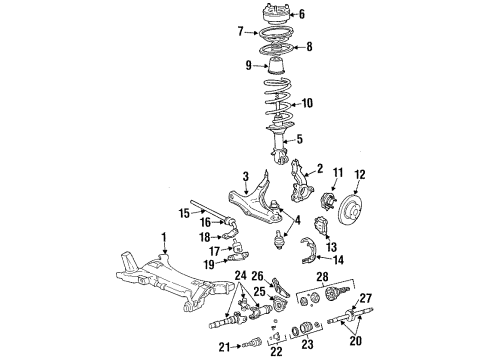1987 Dodge Lancer Front Brakes Diagram