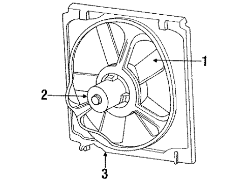 1988 Dodge Dynasty Cooling System, Radiator, Water Pump, Cooling Fan Diagram