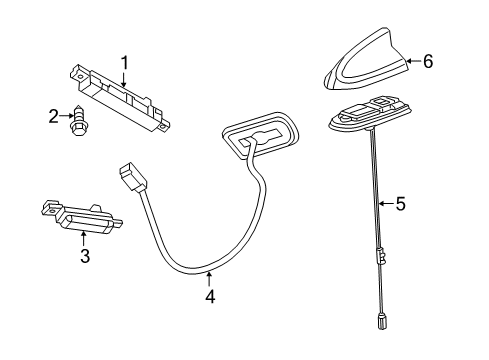 2017 Chrysler 300 Antenna & Radio Diagram