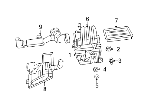 2007 Chrysler Sebring Air Intake Diagram
