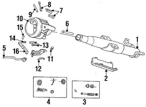 1990 Chrysler TC Maserati Housing & Components Diagram