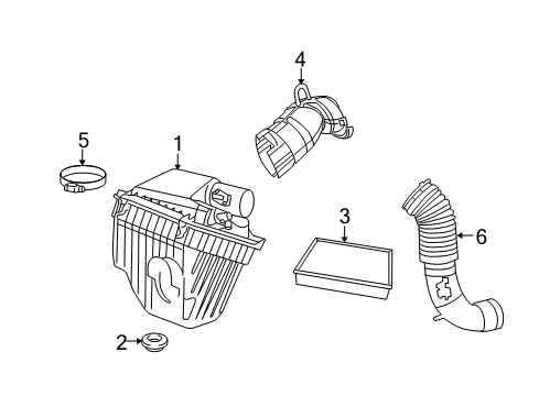 2009 Jeep Liberty Air Inlet Diagram