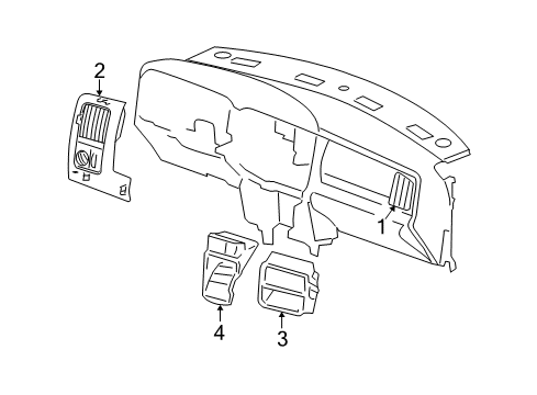 2008 Dodge Ram 1500 Ducts Diagram