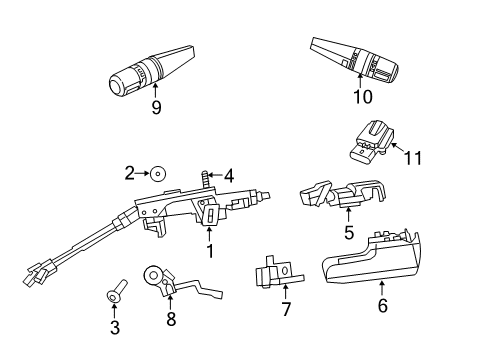 2011 Chrysler 200 Ignition Lock Diagram