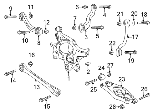 2022 Dodge Charger Rear Suspension Diagram
