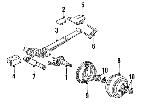 1989 Dodge Caravan Rear Brakes Diagram