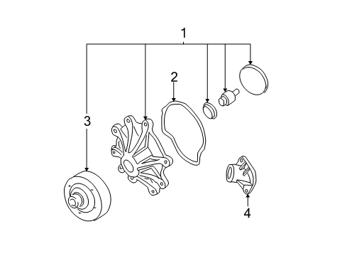 2003 Jeep Liberty Water Pump Diagram