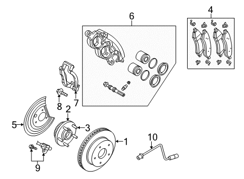 2009 Dodge Durango Anti-Lock Brakes Diagram