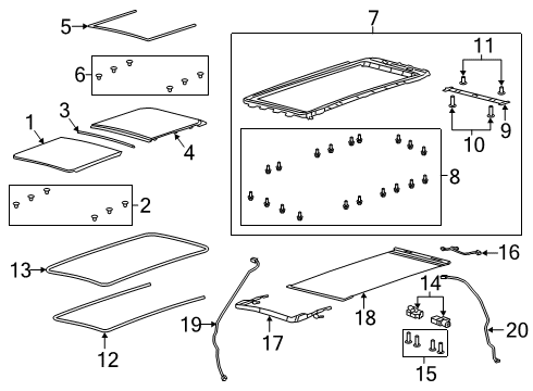 2024 Ram 1500 Sunroof Diagram