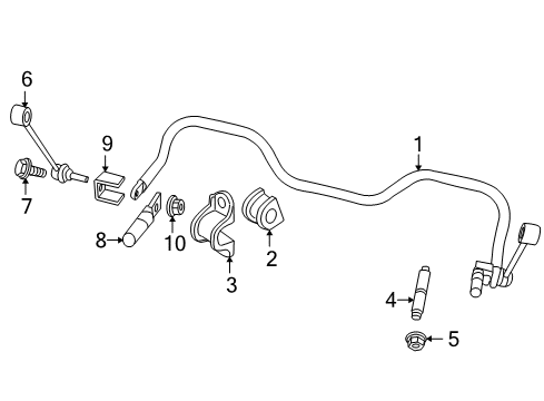 2009 Dodge Nitro Rear Suspension, Lower Control Arm, Upper Control Arm, Stabilizer Bar, Suspension Components Diagram