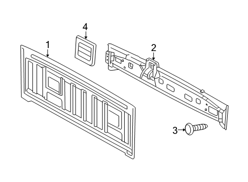2008 Dodge Ram 1500 Back Panel Diagram