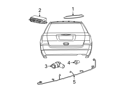 2009 Dodge Grand Caravan Electrical Components Diagram