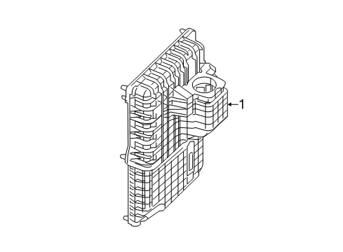 2018 Ram ProMaster City Transaxle Parts Diagram