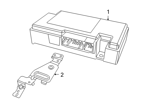 2014 Dodge Journey Communication System Components Diagram