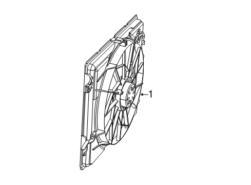 2015 Jeep Grand Cherokee Cooling System, Radiator, Water Pump, Cooling Fan Diagram 1 - Thumbnail